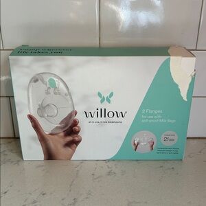 NWT Willow All in One Breast Pump Flange 21mm